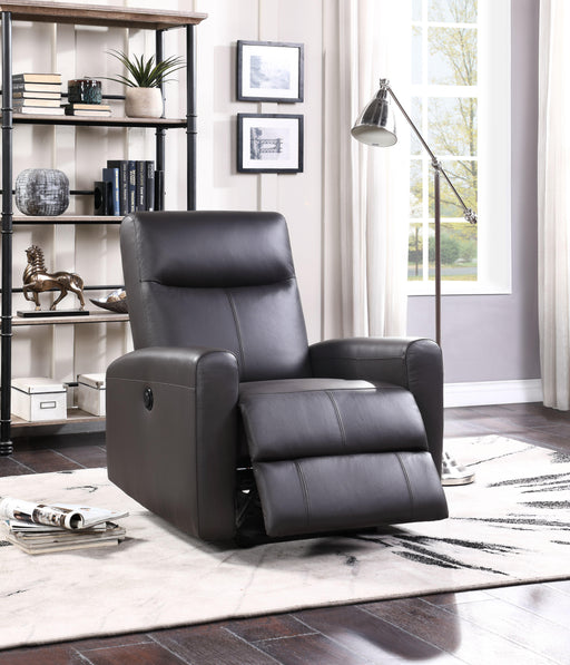Blane Brown Top Grain Leather Match Recliner (Power Motion) - Imperial Furniture (Las Vegas, NV) - Multi Location