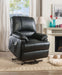 Ixora Black PU Recliner w/Power Lift & Massage - Imperial Furniture (Las Vegas, NV) - Multi Location