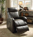 Ricardo Dark Gray PU Recliner w/Power Lift - Imperial Furniture (Las Vegas, NV) - Multi Location