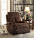 Rosia Chocolate Velvet Recliner (Motion) - Imperial Furniture (Las Vegas, NV) - Multi Location