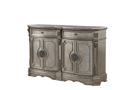 Northville Antique Silver Server (MARBLE TOP) - Imperial Furniture (Las Vegas, NV) - Multi Location