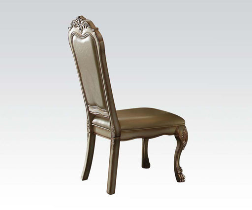 Acme Dresden Side Chair in Gold Patina (Set of 2) - Imperial Furniture (Las Vegas, NV) - Multi Location