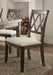 Acme Furniture Claudia Side Chair in Beige and Brown (Set of 2) 71717 - Imperial Furniture (Las Vegas, NV) - Multi Location