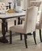 Acme Furniture Gerardo Upholstered Side Chair in Beige and Espresso (Set of 2) 60822 - Imperial Furniture (Las Vegas, NV) - Multi Location