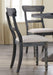 Acme Furniture Wallace Side Chair in Light Brown and Weathered Gray (Set of 2) 74642 - Imperial Furniture (Las Vegas, NV) - Multi Location