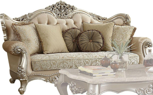 Acme Furniture Bently Sofa with 7 Pillows in Champagne 50660 - Imperial Furniture (Las Vegas, NV) - Multi Location