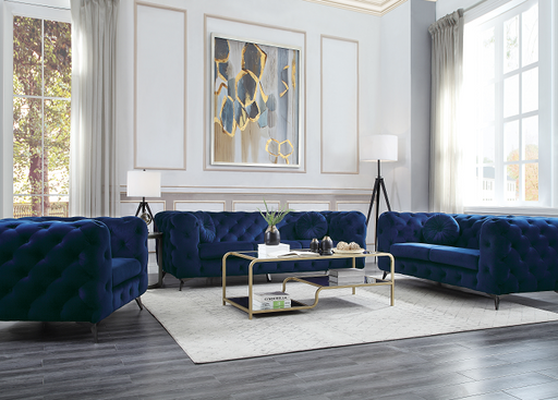 Atronia Blue Fabric Sofa - Imperial Furniture (Las Vegas, NV) - Multi Location