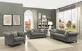 Aurelia Gray Linen Sofa w/2 Pillows - Imperial Furniture (Las Vegas, NV) - Multi Location