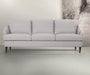 Helena Pearl Gray Leather Sofa - Imperial Furniture (Las Vegas, NV) - Multi Location