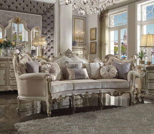 Picardy Fabric & Antique Pearl Sofa w/8 Pillows - Imperial Furniture (Las Vegas, NV) - Multi Location