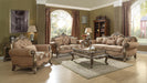 Ragenardus Fabric & Vintage Oak Sofa w/5 Pillows - Imperial Furniture (Las Vegas, NV) - Multi Location