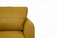 Valeria Mustard Leather Sofa - Imperial Furniture (Las Vegas, NV) - Multi Location