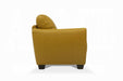 Valeria Mustard Leather Sofa - Imperial Furniture (Las Vegas, NV) - Multi Location