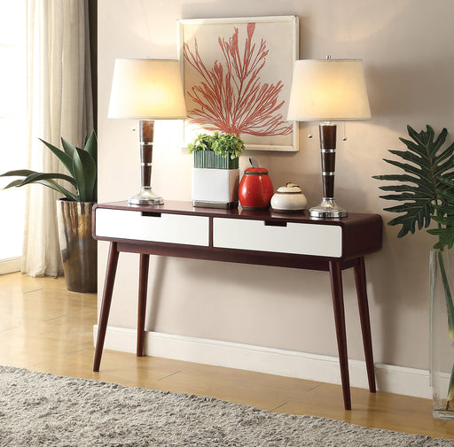 Christa Espresso & White Sofa Table - Imperial Furniture (Las Vegas, NV) - Multi Location