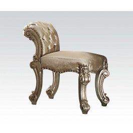 Acme Vendome Vanity Stool Gold Patina 23008 - Imperial Furniture (Las Vegas, NV) - Multi Location