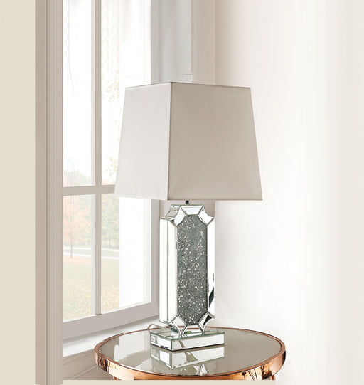 Noralie Mirrored & Faux Diamonds Table Lamp - Imperial Furniture (Las Vegas, NV) - Multi Location