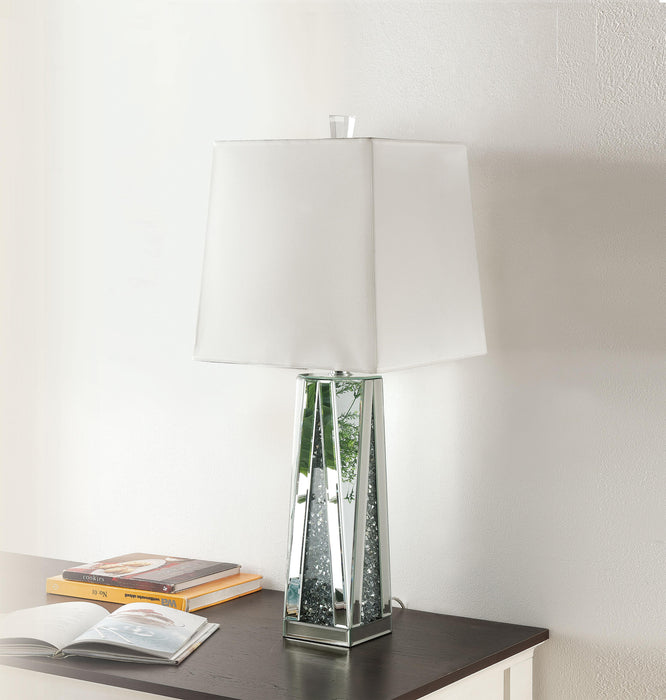 Noralie Mirrored & Faux Diamonds Table Lamp - Imperial Furniture (Las Vegas, NV) - Multi Location