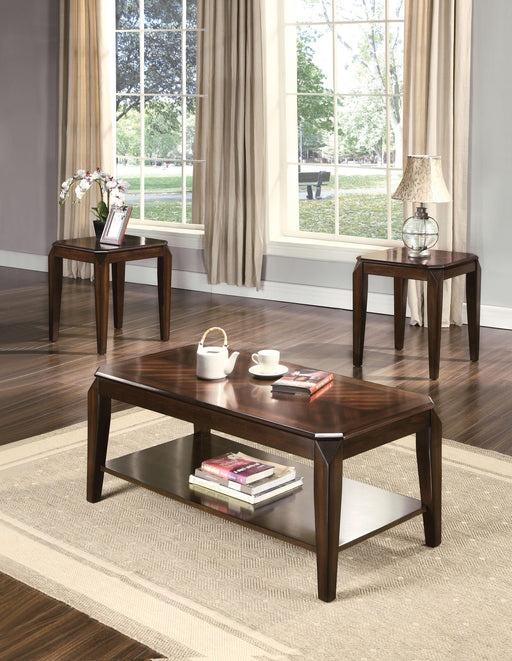 Docila Walnut Coffee/End Table Set (3Pc Pk) - Imperial Furniture (Las Vegas, NV) - Multi Location