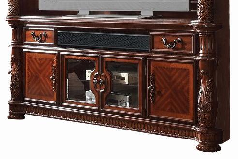 Acme Vendome TV Console in Cherry 91318 - Imperial Furniture (Las Vegas, NV) - Multi Location