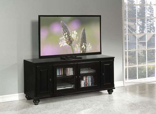 Ferla Black TV Stand - Imperial Furniture (Las Vegas, NV) - Multi Location