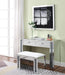 Noralie Mirrored & Faux Diamonds Vanity Desk - Imperial Furniture (Las Vegas, NV) - Multi Location
