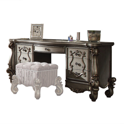Versailles Antique Platinum Vanity Desk - Imperial Furniture (Las Vegas, NV) - Multi Location