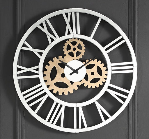 Acilia Mirrored Wall Clock - Imperial Furniture (Las Vegas, NV) - Multi Location