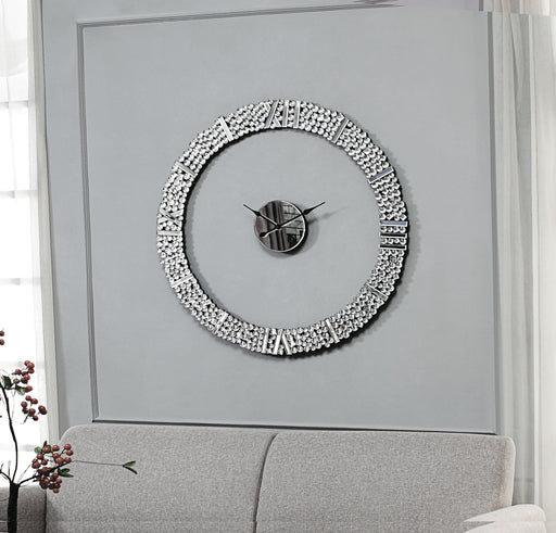 Kachina Mirrored & Faux Gems Wall Clock - Imperial Furniture (Las Vegas, NV) - Multi Location