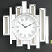 Lavina Mirrored & Faux Diamonds Wall Clock - Imperial Furniture (Las Vegas, NV) - Multi Location