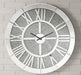 Nowles Mirrored Wall Clock - Imperial Furniture (Las Vegas, NV) - Multi Location