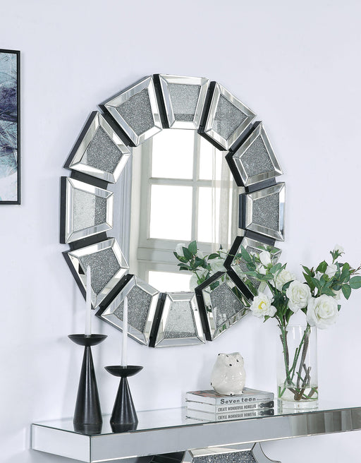 Nowles Mirrored & Faux Stones Wall Decor - Imperial Furniture (Las Vegas, NV) - Multi Location