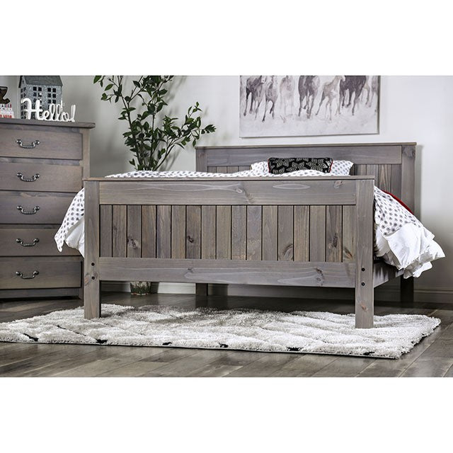 Rockwall Bed Grey & White - Imperial Furniture (Las Vegas, NV) - Multi Location