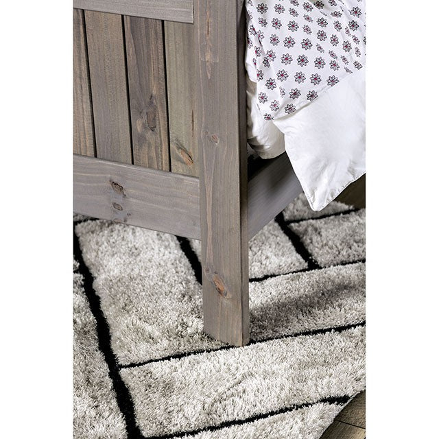 Rockwall Bed Grey & White - Imperial Furniture (Las Vegas, NV) - Multi Location