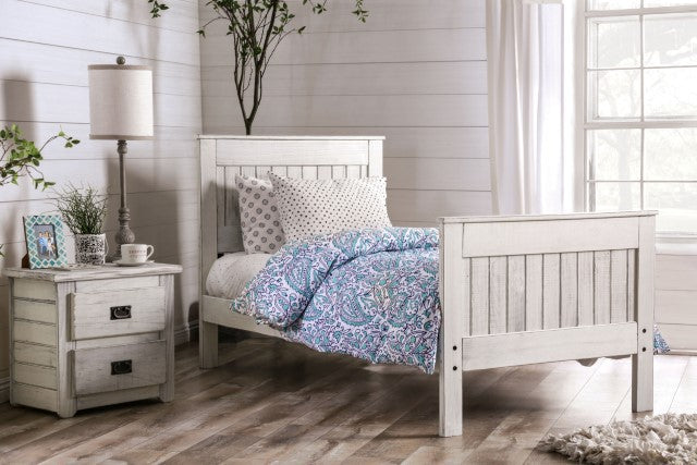 Rockwall Bed Grey & White - Imperial Furniture (Las Vegas, NV) - Multi Location