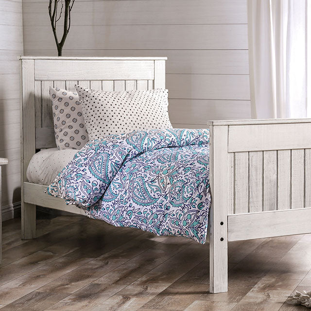 Rockwall Bed Grey & White - Imperial Furniture (Las Vegas, NV) - Multi Location