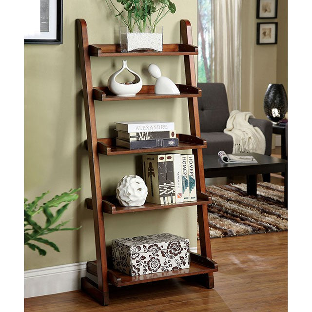 Lugo Antique Oak Ladder Shelf - Imperial Furniture (Las Vegas, NV) - Multi Location