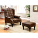 VAUGH Rustic Brown Ottoman - Imperial Furniture (Las Vegas, NV) - Multi Location