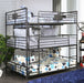 Olga I Antique Black Full/Full Bunk Bed - Imperial Furniture (Las Vegas, NV) - Multi Location