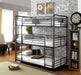 Olga I Antique Black Full/Full Bunk Bed - Imperial Furniture (Las Vegas, NV) - Multi Location