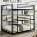 Olga I Antique Black Full/Full Bunk Bed - Imperial Furniture (Las Vegas, NV) - Multi Location