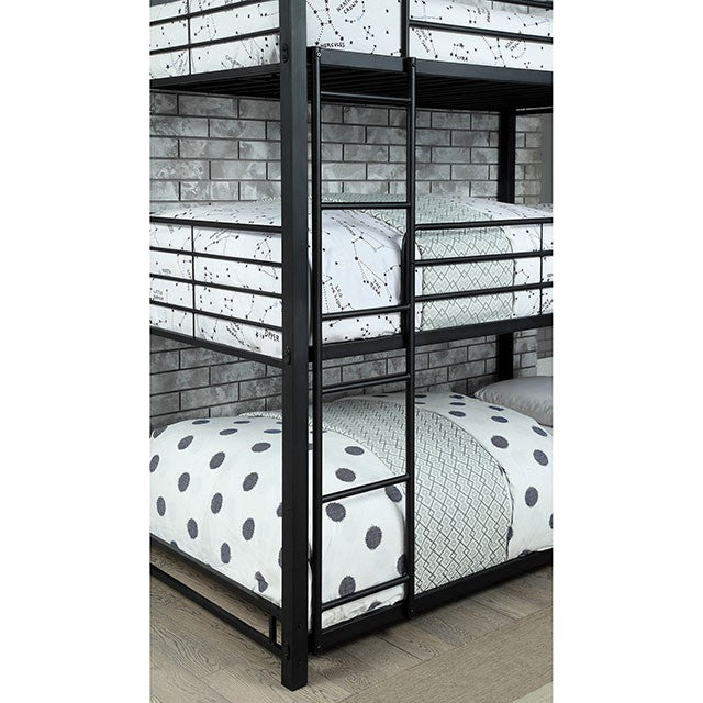 Olga I Antique Black Full/Full Bunk Bed - Imperial Furniture (Las Vegas, NV) - Multi Location