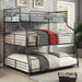 Olga III Sand Black Twin/Full/Queen Bunk Bed - Imperial Furniture (Las Vegas, NV) - Multi Location