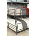 Olga III Sand Black Twin/Full/Queen Bunk Bed - Imperial Furniture (Las Vegas, NV) - Multi Location