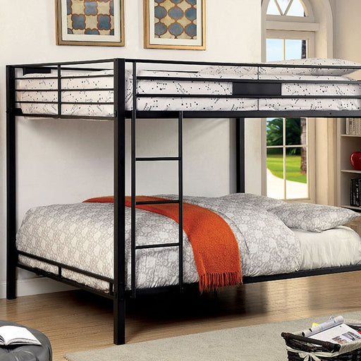 CLAREN Black Queen/Queen Bunk Bed - Imperial Furniture (Las Vegas, NV) - Multi Location