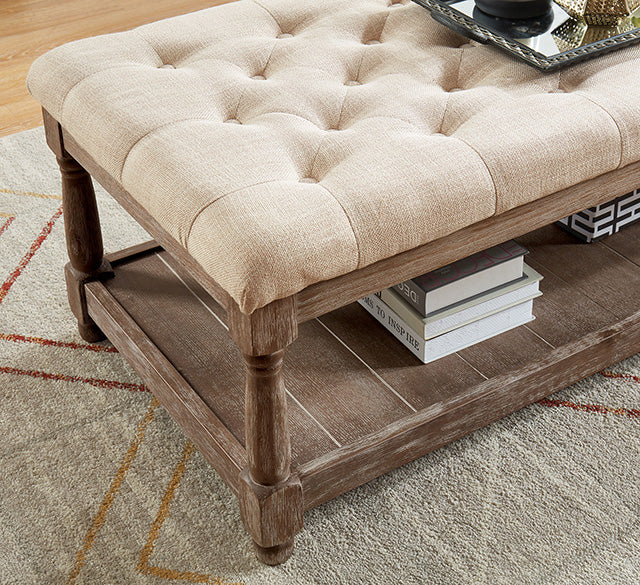 Tanya Beige Bench - Imperial Furniture (Las Vegas, NV) - Multi Location