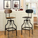 Leith Bar Stool Brown - Imperial Furniture (Las Vegas, NV) - Multi Location