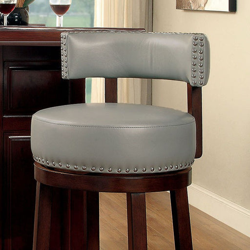 SHIRLEY Dark Oak/Gray 29" Bar Stool - Imperial Furniture (Las Vegas, NV) - Multi Location