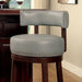 SHIRLEY Dark Oak/Gray 29" Bar Stool - Imperial Furniture (Las Vegas, NV) - Multi Location