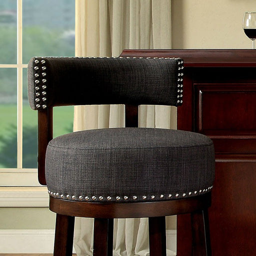 LYNSEY Dark Oak/Gray 29" Bar Stool - Imperial Furniture (Las Vegas, NV) - Multi Location