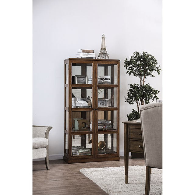 Vilas Oak Curio Cabinet - Imperial Furniture (Las Vegas, NV) - Multi Location